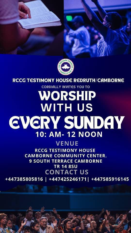 RCCG Testimony House flier