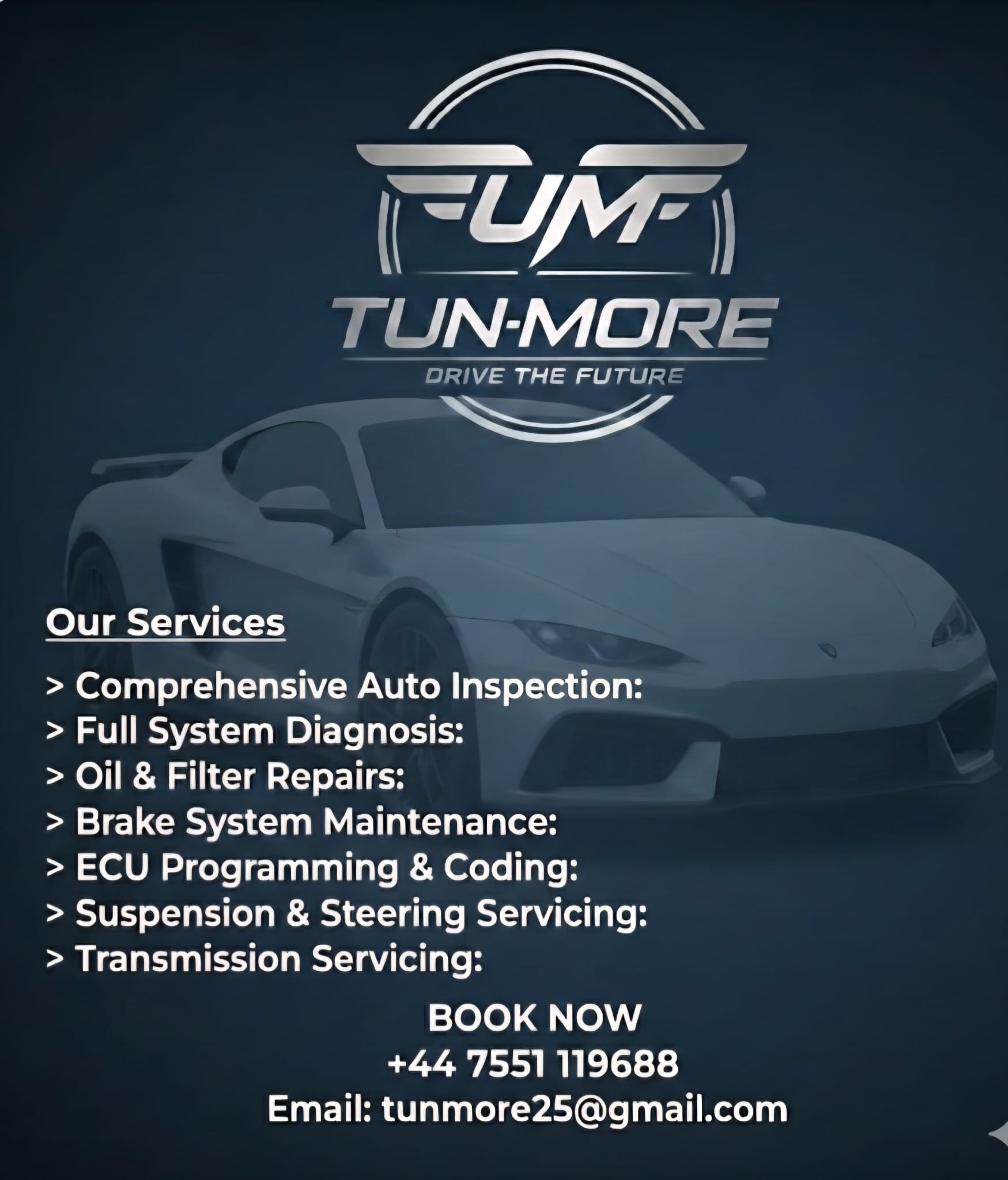 TUNMORE AUTOMOBILE TEC flier